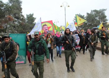 Li Qamişlo endamên Asayîş’ê ji bo 15 Sibate çalaki çê kirin