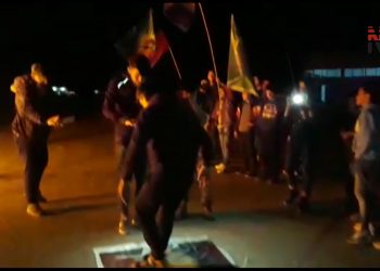 Ciwanên Derîkê ala Erdogan şewtandin