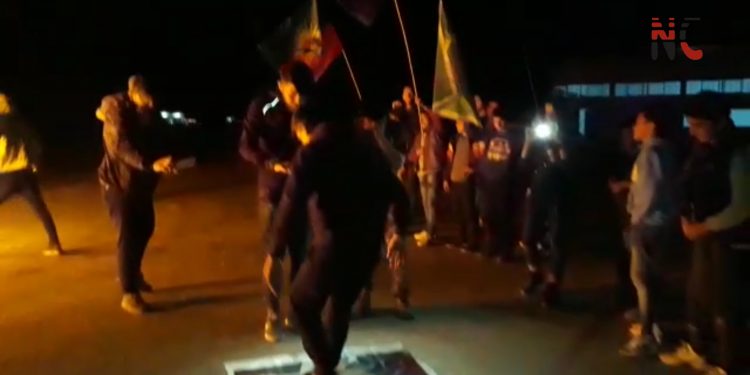 Ciwanên Derîkê ala Erdogan şewtandin