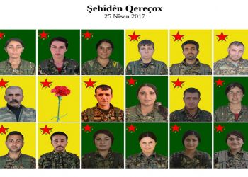 YPJ’ê: Rihê Berxwedana Serdemê tolrakirina şehîdên Qereçoxê bû