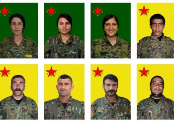 YPG’ê nasnameya 8 şervanên ku di berxedana serdemê de şehîd bûbûn eşkere kir