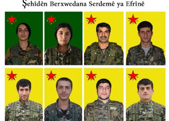 YPG’ê nasnameya 8 şehîdên Berxwedana Serdemê eşkere kir