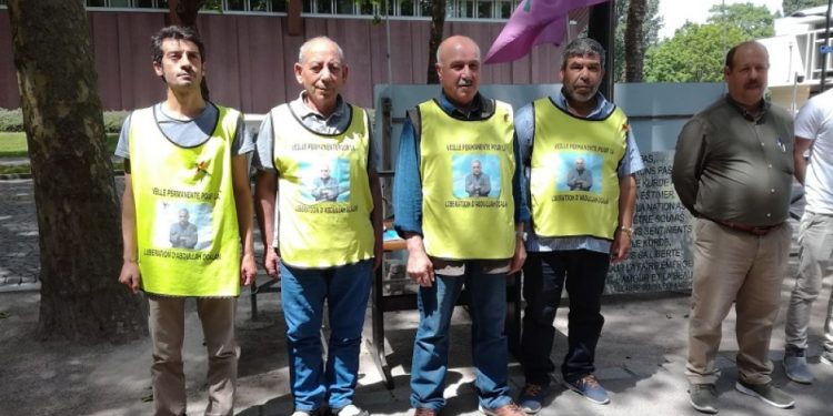 Nobedê ‘Azadî ji Ocalan’ grubên Saarbrücken girtin