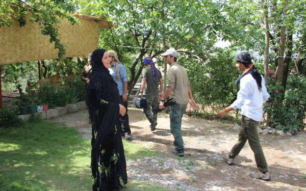 Çalakvanên mertalê zindî gundê Qendîlê ziyaret kirin