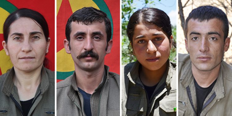 HPG’ê Nasnameya 6 gerîlayên ku li Sêrtê şehîd bibûn eşkerekir