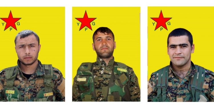 YPG’ê nasnameya 3 şehîdên berxwedana serdemê eşkere kir