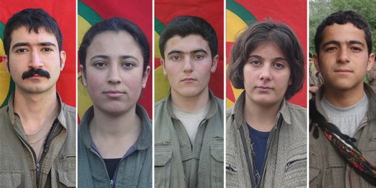 HPG’ê nasnameya 5 şehîdan eşkere kir