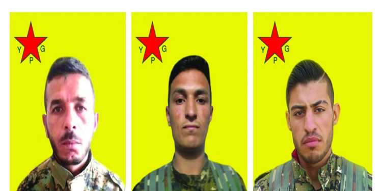 YPG’ê nasnameya 3 şehîdên pêngava Bagera Cizîrê eşkere kir