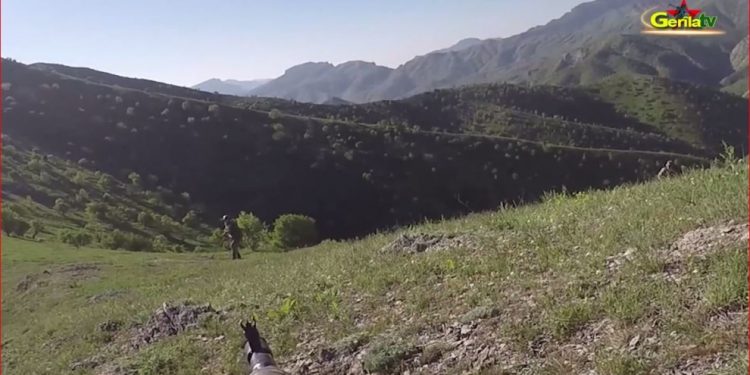 Gerîla TV, dîmenê çalakiyeke gerîla ya li Şirnexê weşand