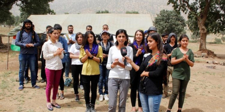 Em weke Mertalên Zindî şopdarên xeta şehîd Zîlan ya fedayî ne