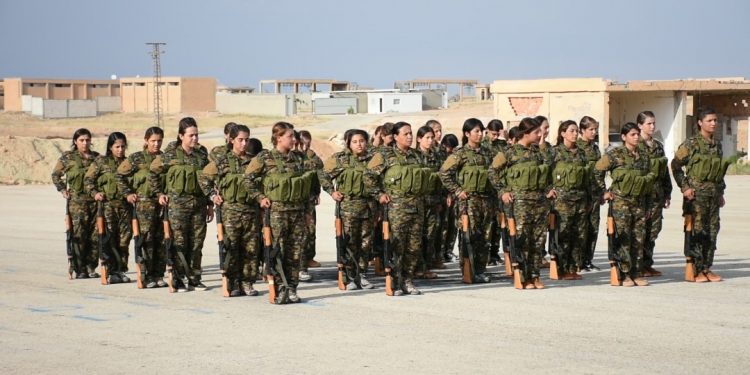 30 jinên ciwan tevlî nava refên YPJ’ê bûn