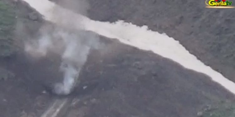 Gerîla TV dîmenê çalakiya sabotajê weşand