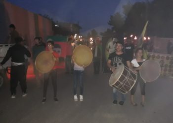 Ciwanên Tirbesipiyê li dijî dagirkeriyê meşeke meşeleyan li dar xistin