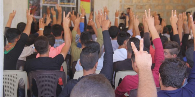 YCR’ê rêzecivînên xwe li kantona Şehba û Efrînê dewam dike