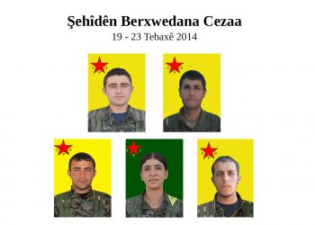 YPG’ê nasnameya 5 şehîdên Cezaayê eşkere kir