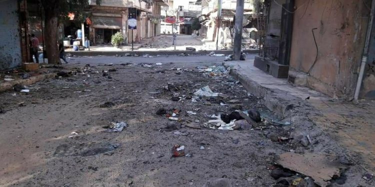 Gruba şehîd Rojhat teqîna ku 21 Tebaxê li Efrînê pêk hat girte ser milê xwe