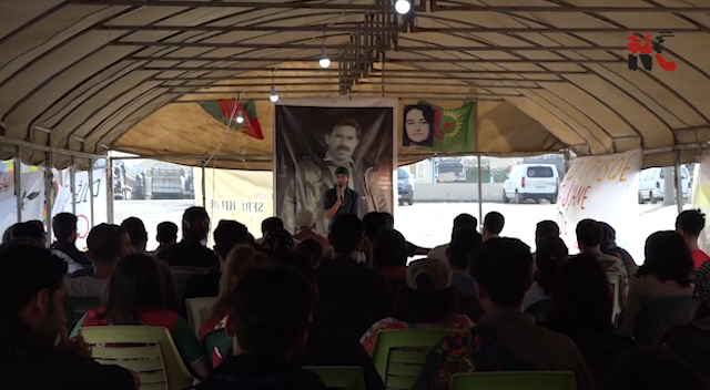 Ciwanên Kobanê tevlî çalakiya sêmalka bûn