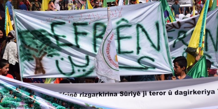 Gelê Til Temirê li dijî dagirkeriya Tirk meşiya