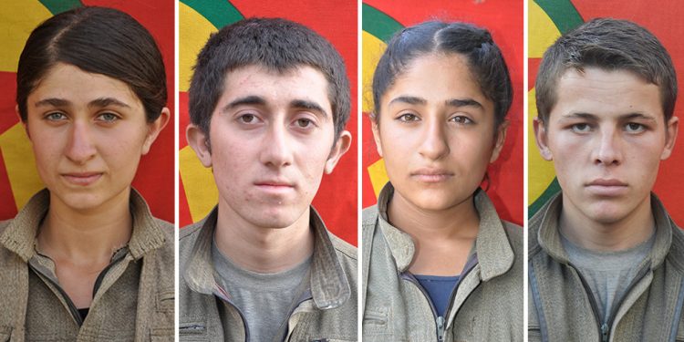 HPG nasnameyên 5 Şehîdên eşkere kir