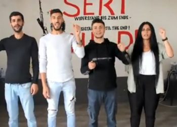 Bangawaziya ciwana li Dortmundê ji bo meşa dîrej