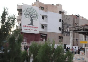 Dara “Efrîn wê her şîn bimîne” hate dalqadin