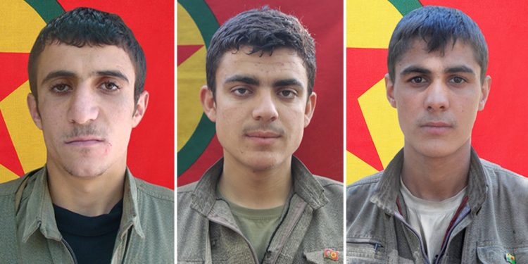 HPG’ê nasnameya 3 şehîdan eşkere kir
