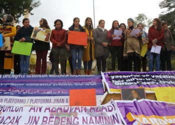 Jin di çalakiyên 25’ê Mijdarê de ji Leyla Gûven re xwedî derketin