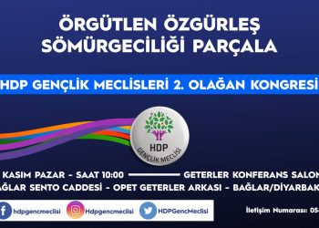 Meclîsa Ciwanan a HDP’ê ji bo kongreyê bang kir