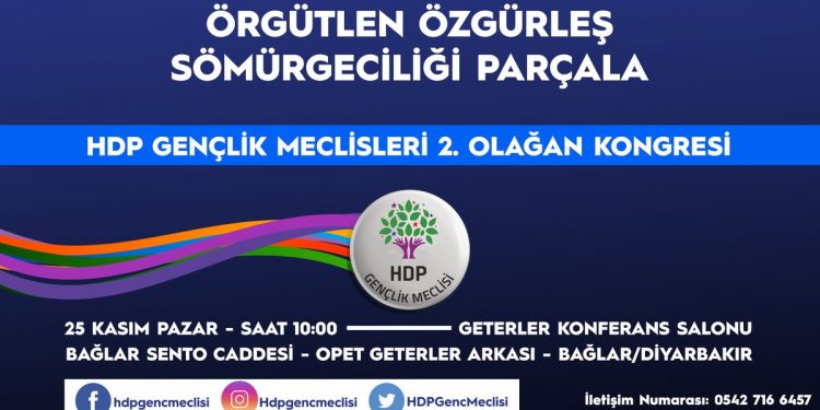 Meclîsa Ciwanan a HDP’ê ji bo kongreyê bang kir