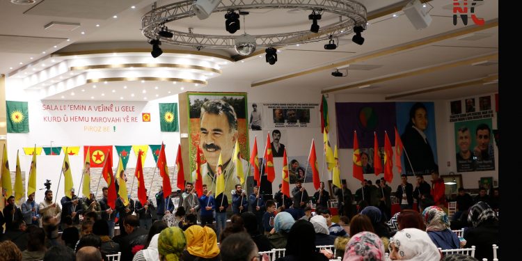 Salvegera 40’e mîn yê PKK li Marseille hat pîroz kirin