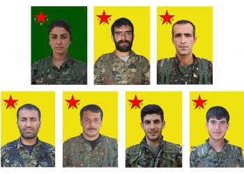 YPG’ê nasnameya 7 şehîdên Berxwedana Serdemê û Bagera Cizîrê eşkere kir