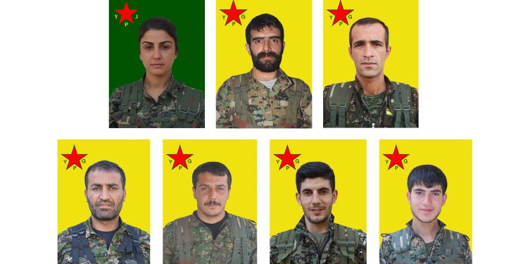 YPG’ê nasnameya 7 şehîdên Berxwedana Serdemê û Bagera Cizîrê eşkere kir