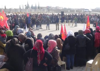 Çalakiya TCŞ a Sûriyê ji bo piştgiriya grevên birçîbûnê li Şehbayê berdewam e