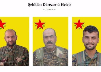 YPG nasnameya 3 şervanên ku şehîd ketine eşkere kir
