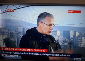 TRT Kurdî li Efrîn’ê di weşana zindî de:  Tirkiye zeytûnan talan dike û ji dervayî welat re jî difroşe.”