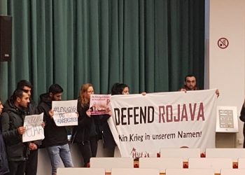 Ji Tevgera Ciwanên Şoreşger li Zaningehê ji bo Leyla Guven çalakî