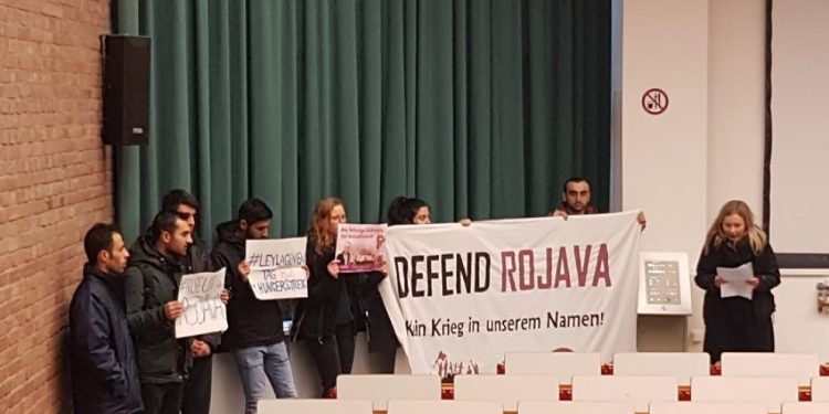 Ji Tevgera Ciwanên Şoreşger li Zaningehê ji bo Leyla Guven çalakî