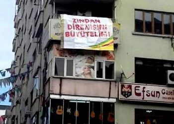 Polêsan ji ber panqartê avêtin li ser avahiya HDP a Amed’ê
