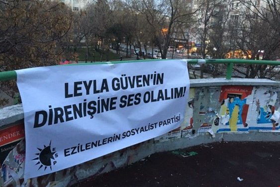 Jİ Ciwanên Sosyalîst Panqarta Leyla Guven