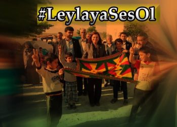 Ji bo Piştgiriya Leyla Güven li ser Tevna Civakî bertek tê nîşandan; #LeylayaSesOl