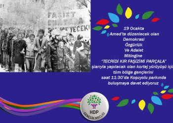 Ciwanên Kurdistan’ê di mîtînga Amed’ê de wê di korteja ciwanan de bimeşin