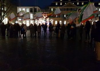 Tevgera Ciwanên Şoreşger li dijî tecrîdê çalakiyek li dar xistin