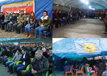 Li Bakurê Suriye li dijî gefan çalakiyên mertala zindî berdewam dikin