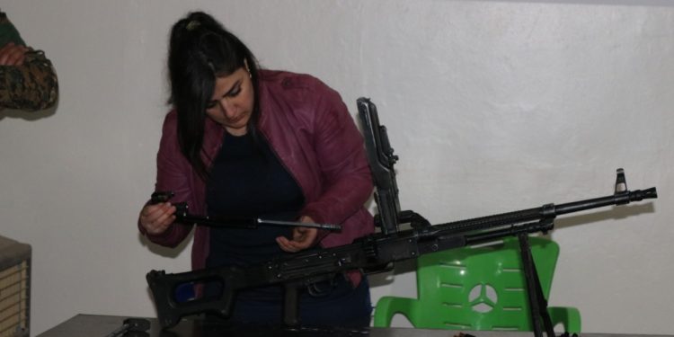 Ciwanên Amûdê li dijî êrîşên dewleta Tirk xwe ji parastina welat re amade dikin