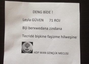 Ji Meclîsên Ciwanên Wan’ê li dijî tecrîdê çalakî