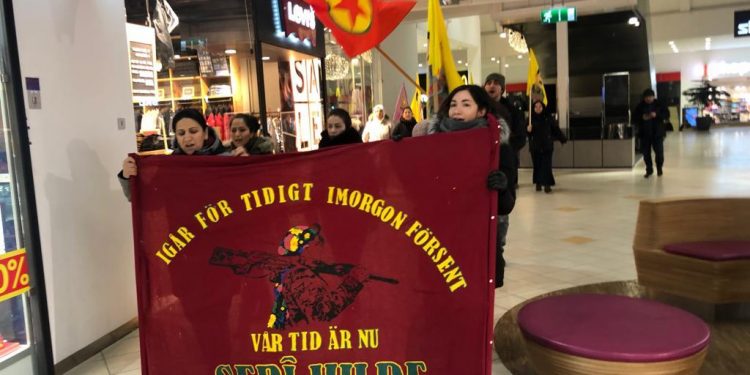 Tevgera Ciwanên Şoreşger li Swêd’ê çalakî lidar xist