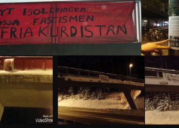 Li bajarên Swêd’ê ji ciwanên şoreşger li dijî tecrîdê rêzeçalakî