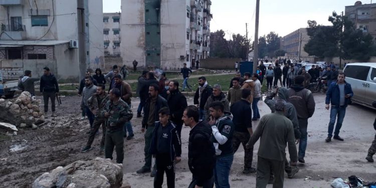 Li  nêzî nûqteya rêjîmê teqînek pêk hat