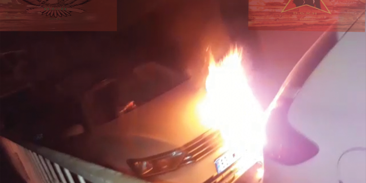 LEZGÎN- DGH: Li dijî tecrîdê li Riha 4 wesayît û kargehek hat şewitandin