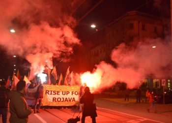 Li Seranserî Ewrûpa Ciwan û Gelê Kurd rabûn ser piyan